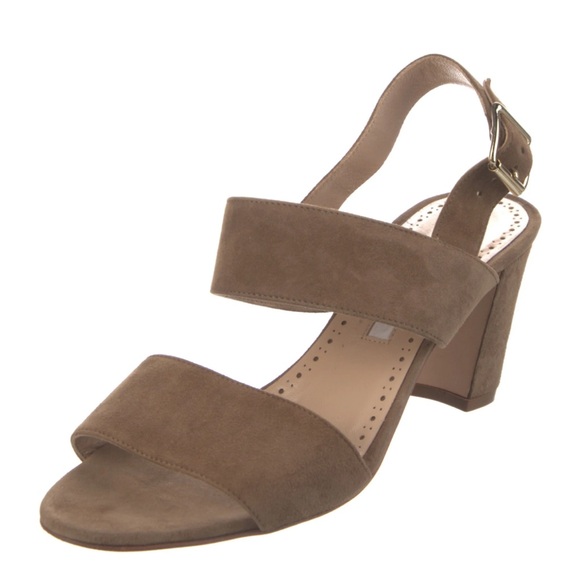 MANOLO Blahnik NWT Sandals Heels Khan 70 Beige Brown Neutral - Picture 5 of 13